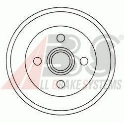 A.B.S. 2330-S Тормозной барабан 