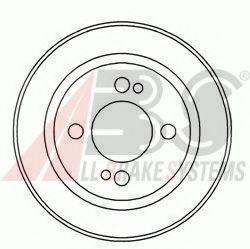 A.B.S. 2346-S Тормозной барабан 