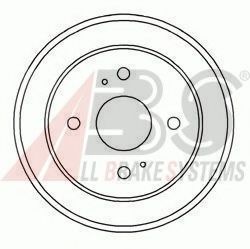 A.B.S. 2363-S Тормозной барабан 