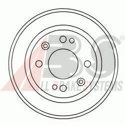 A.B.S. 2379-S Тормозной барабан для ROVER 400 (Ровер 400) A.B.S. 2379-S Тормозной барабан для ROVER 400 (Ровер 400)