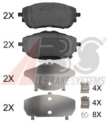 A.B.S. 35025 OE Тормозные колодки для TOYOTA AURIS ING SPORTS (Тойота/тоета Аурис спорт) A.B.S. 35025 OE Тормозные колодки для TOYOTA AURIS ING SPORTS (Тойота/тоета Аурис спорт)