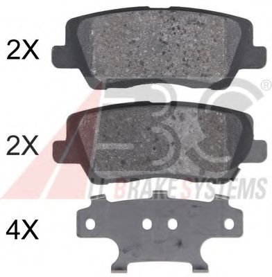 A.B.S. 35035 Тормозные колодки для CADILLAC ATS (Кадилак Ац) A.B.S. 35035 Тормозные колодки для CADILLAC ATS (Кадилак Ац)
