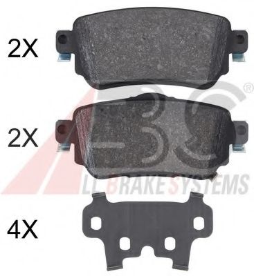 A.B.S. 35063 Тормозные колодки для NISSAN QASHQAI 2 (Ниссан Кашкай 2)