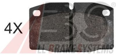 A.B.S. 36145 OE Тормозные колодки для OPEL MANTA B CC (Опель Манта б cc) A.B.S. 36145 OE Тормозные колодки для OPEL MANTA B CC (Опель Манта б cc)