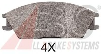 A.B.S. 36172 OE Тормозные колодки для HYUNDAI EXCEL (Хендай Эxcэл) A.B.S. 36172 OE Тормозные колодки для HYUNDAI EXCEL (Хендай Эxcэл)