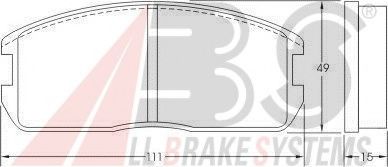 A.B.S. 36178 Тормозные колодки для MITSUBISHI COLT II (Митсубиши/митсубиси Cолт 2) A.B.S. 36178 Тормозные колодки для MITSUBISHI COLT II (Митсубиши/митсубиси Cолт 2)