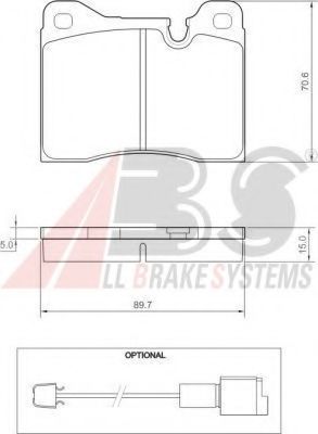 A.B.S. 36386 Тормозные колодки для BMW 6 (Бмв 6) A.B.S. 36386 Тормозные колодки для BMW 6 (Бмв 6)