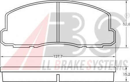 A.B.S. 36508 Тормозные колодки для MITSUBISHI ETERNA IV (Митсубиши/митсубиси Этэрна иv) A.B.S. 36508 Тормозные колодки для MITSUBISHI ETERNA IV (Митсубиши/митсубиси Этэрна иv)