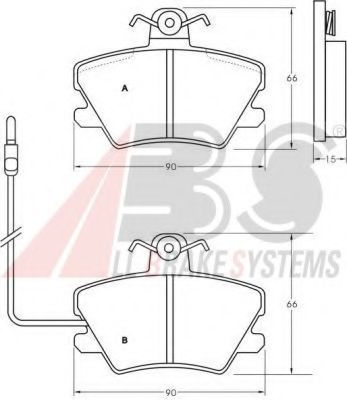 A.B.S. 36583 Тормозные колодки для RENAULT SUPER 5 (Рено Супэр 5) A.B.S. 36583 Тормозные колодки для RENAULT SUPER 5 (Рено Супэр 5)