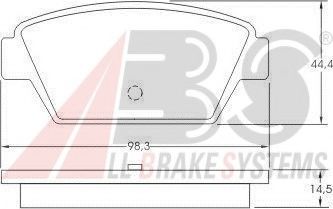 A.B.S. 36609 Тормозные колодки для MITSUBISHI ETERNA IV (Митсубиши/митсубиси Этэрна иv) A.B.S. 36609 Тормозные колодки для MITSUBISHI ETERNA IV (Митсубиши/митсубиси Этэрна иv)