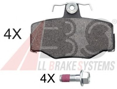 A.B.S. 36741 OE Тормозные колодки для NISSAN PRIMERA (Ниссан Примера) A.B.S. 36741 OE Тормозные колодки для NISSAN PRIMERA (Ниссан Примера)