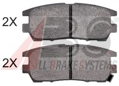 A.B.S. 36781 OE Тормозные колодки для MITSUBISHI CHALLENGER (Митсубиши/митсубиси Чаллэнгэр) A.B.S. 36781 OE Тормозные колодки для MITSUBISHI CHALLENGER (Митсубиши/митсубиси Чаллэнгэр)