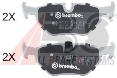 A.B.S. 36824S Тормозные колодки для BMW (Бмв) A.B.S. 36824S Тормозные колодки для BMW (Бмв)