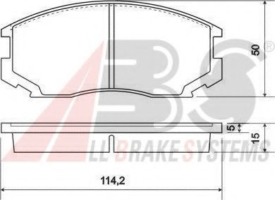 A.B.S. 36865 Тормозные колодки для PROTON COMPACT (Протон Cомпаcт) A.B.S. 36865 Тормозные колодки для PROTON COMPACT (Протон Cомпаcт)