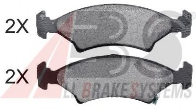 A.B.S. 36886 OE Тормозные колодки для KIA MENTOR / SHUMA (Киа Мэнтор / шума) A.B.S. 36886 OE Тормозные колодки для KIA MENTOR / SHUMA (Киа Мэнтор / шума)