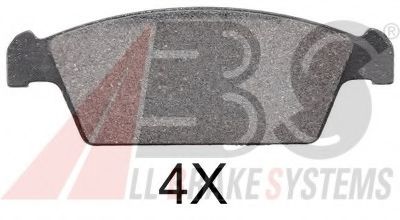 A.B.S. 37002 OE Тормозные колодки для DAEWOO (Дэу) A.B.S. 37002 OE Тормозные колодки для DAEWOO (Дэу)