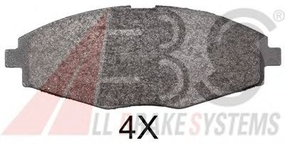 A.B.S. 37139 OE Тормозные колодки для DAEWOO LANOS / SENS (Дэу Ланос / сэнс) A.B.S. 37139 OE Тормозные колодки для DAEWOO LANOS / SENS (Дэу Ланос / сэнс)