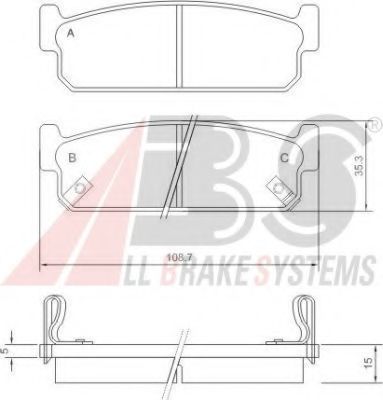 A.B.S. 37208 Тормозные колодки для INFINITI Q45 III (Инфинити Инфинити ку 45 3) A.B.S. 37208 Тормозные колодки для INFINITI Q45 III (Инфинити Инфинити ку 45 3)