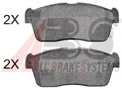 A.B.S. 37222 OE Тормозные колодки для SUBARU JUSTY IV (Субару Жустъ иv) A.B.S. 37222 OE Тормозные колодки для SUBARU JUSTY IV (Субару Жустъ иv)