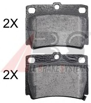 A.B.S. 37284 OE Тормозные колодки для MITSUBISHI CHALLENGER (Митсубиши/митсубиси Чаллэнгэр) A.B.S. 37284 OE Тормозные колодки для MITSUBISHI CHALLENGER (Митсубиши/митсубиси Чаллэнгэр)