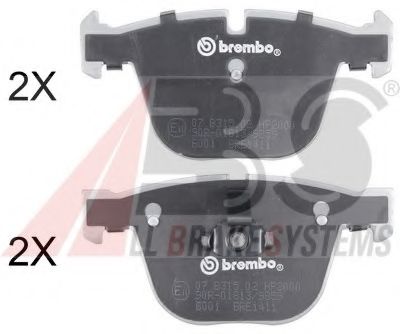 A.B.S. 37371S Тормозные колодки для ROLLS-ROYCE PHANTOM (Ролс-ройс Пхантом) A.B.S. 37371S Тормозные колодки для ROLLS-ROYCE PHANTOM (Ролс-ройс Пхантом)