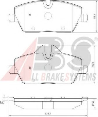 A.B.S. 37434 OE Тормозные колодки для MINI MINI CLUBVAN (Мини Мини cлубvан) A.B.S. 37434 OE Тормозные колодки для MINI MINI CLUBVAN (Мини Мини cлубvан)