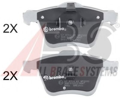 A.B.S. 37464S Тормозные колодки для VOLVO S40 II (Вольво S40 2) A.B.S. 37464S Тормозные колодки для VOLVO S40 II (Вольво S40 2)