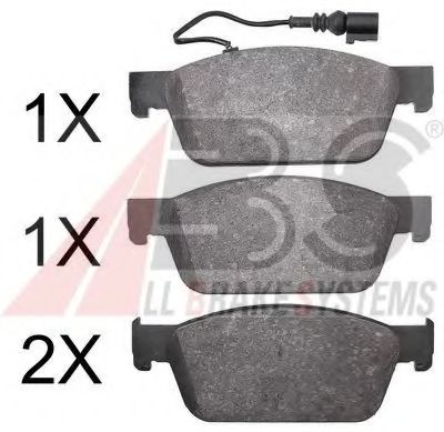 A.B.S. 37767 Тормозные колодки для VOLKSWAGEN T5 (Фольксваген Т5) A.B.S. 37767 Тормозные колодки для VOLKSWAGEN T5 (Фольксваген Т5)
