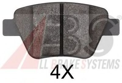 A.B.S. 37784 Тормозные колодки для SKODA SUPERB (Шкода Суперб) A.B.S. 37784 Тормозные колодки для SKODA SUPERB (Шкода Суперб)