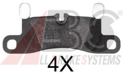 A.B.S. 37850 Тормозные колодки для PORSCHE (Порше) A.B.S. 37850 Тормозные колодки для PORSCHE (Порше)