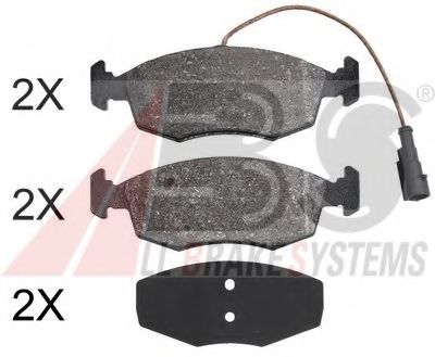 A.B.S. 37865 Тормозные колодки для FIAT 500 C (Фиат 500 c) A.B.S. 37865 Тормозные колодки для FIAT 500 C (Фиат 500 c)