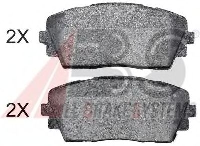 A.B.S. 37910 OE Тормозные колодки для KIA PICANTO (Киа Пиканто) A.B.S. 37910 OE Тормозные колодки для KIA PICANTO (Киа Пиканто)