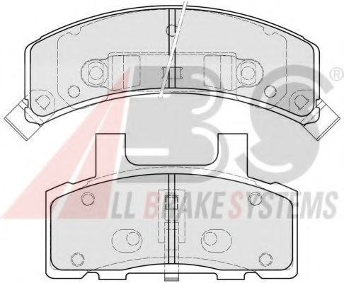 A.B.S. 38368 Тормозные колодки для CHEVROLET C2500 (Шевроле C2500) A.B.S. 38368 Тормозные колодки для CHEVROLET C2500 (Шевроле C2500)