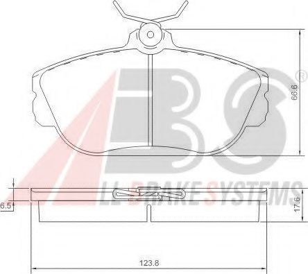 A.B.S. 38601 Тормозные колодки для MERCURY SABLE (Меркурий Саблэ) A.B.S. 38601 Тормозные колодки для MERCURY SABLE (Меркурий Саблэ)