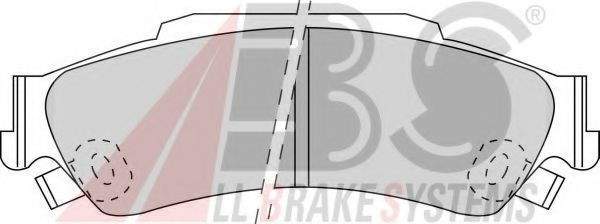 A.B.S. 38729 Тормозные колодки для CHEVROLET BLAZER S10 (Шевроле Блазэр с10)