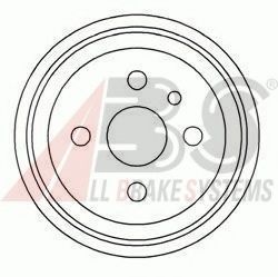 A.B.S. 5128-S Тормозной барабан для OPEL ASCONA B (Опель Асcона б) A.B.S. 5128-S Тормозной барабан для OPEL ASCONA B (Опель Асcона б)