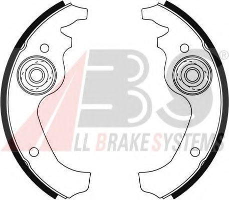 A.B.S. 8005 Тормозные колодоки для FIAT 500 (Фиат 500) A.B.S. 8005 Тормозные колодоки для FIAT 500 (Фиат 500)