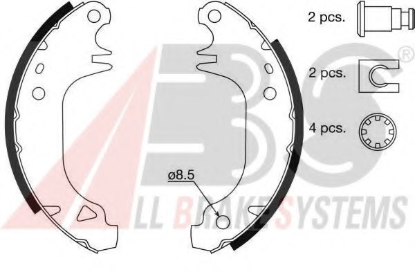 A.B.S. 8311 Тормозные колодоки для PEUGEOT 205 II (Пежо 205 2) A.B.S. 8311 Тормозные колодоки для PEUGEOT 205 II (Пежо 205 2)