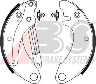 A.B.S. 8401 Тормозные колодоки для CITROëN (Cитроëн) A.B.S. 8401 Тормозные колодоки для CITROëN (Cитроëн)
