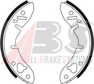 A.B.S. 8605 Тормозные колодоки 