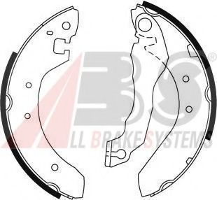 A.B.S. 8631 Тормозные колодоки 