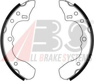A.B.S. 8663 Тормозные колодоки для MAZDA 323 III (Мазда 323 3) A.B.S. 8663 Тормозные колодоки для MAZDA 323 III (Мазда 323 3)