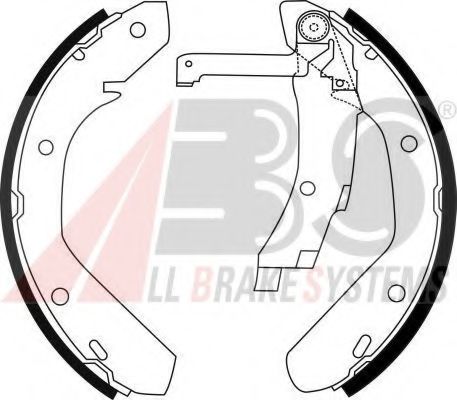 A.B.S. 8763 Тормозные колодоки для AUDI 80 (Ауди 80) A.B.S. 8763 Тормозные колодоки для AUDI 80 (Ауди 80)