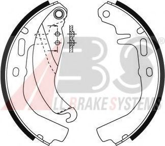 A.B.S. 8792 Тормозные колодоки для OPEL MANTA B CC (Опель Манта б cc) A.B.S. 8792 Тормозные колодоки для OPEL MANTA B CC (Опель Манта б cc)