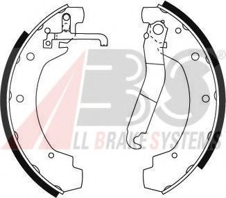 A.B.S. 8811 Тормозные колодоки 