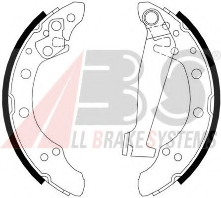 A.B.S. 8871 Тормозные колодоки для AUDI 100 (Ауди 100) A.B.S. 8871 Тормозные колодоки для AUDI 100 (Ауди 100)