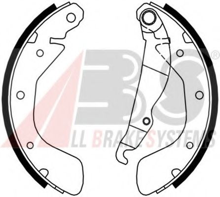 A.B.S. 8885 Тормозные колодоки 