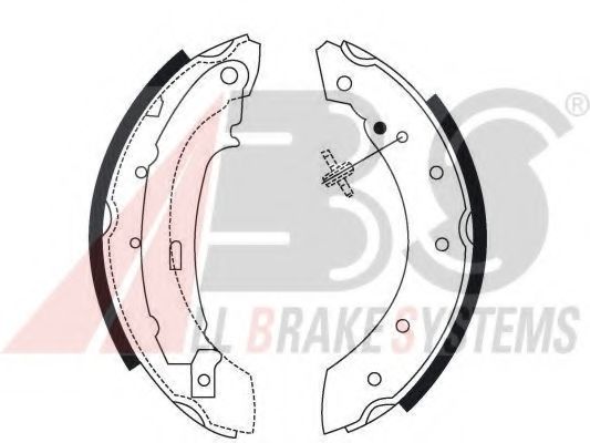 A.B.S. 8895 Тормозные колодоки для PEUGEOT 206 (Пежо 206) A.B.S. 8895 Тормозные колодоки для PEUGEOT 206 (Пежо 206)