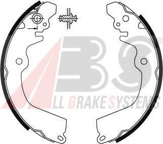 A.B.S. 8903 Тормозные колодоки 