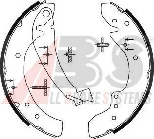 A.B.S. 8934 Тормозные колодоки 